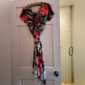 Ann Taylor Floral Wrap Dress